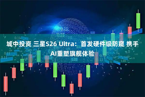 城中投资 三星S26 Ultra：首发硬件级防窥 携手AI重塑旗舰体验