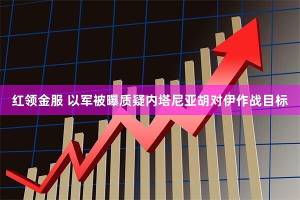 红领金服 以军被曝质疑内塔尼亚胡对伊作战目标